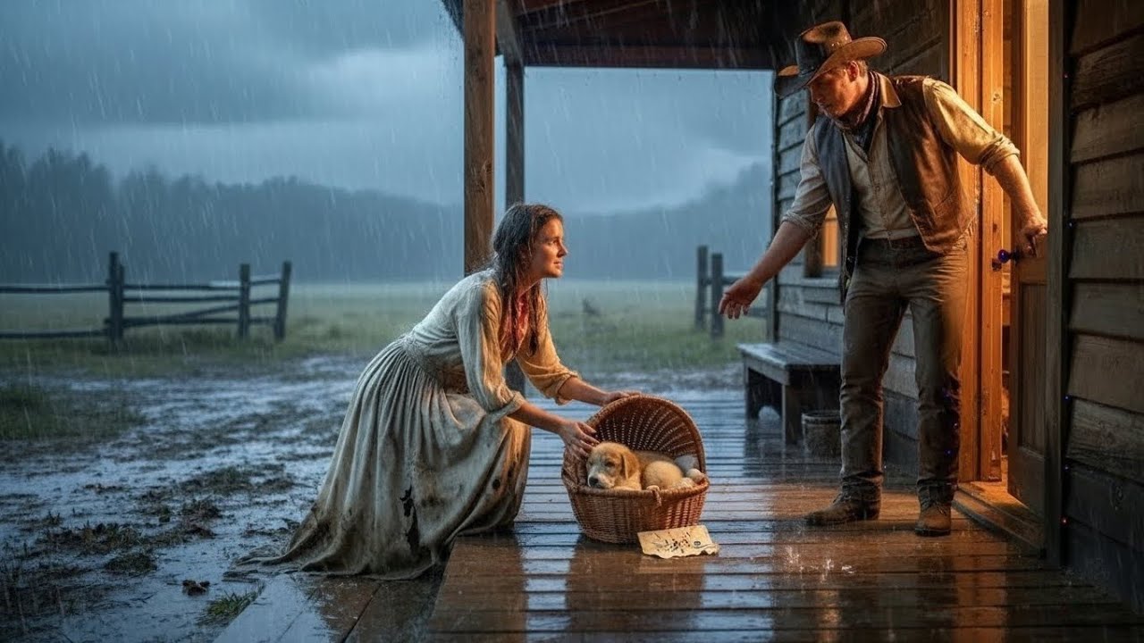 «Пожалуйста, заберите моего щенка», — умоляла она, но богатый ковбой прошептал: «Оставайтесь тоже».