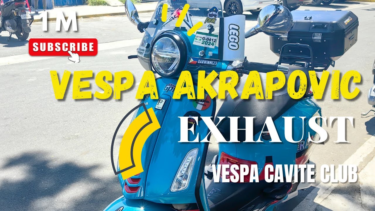 Akrapovic Exhaust Install: Vespa Sound Upgrade? #EP 142