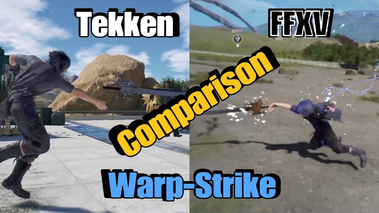 Tekken 7 Final Fantasy XV Gameplay comparison