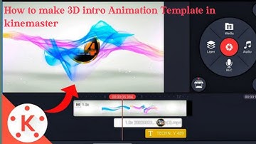 How to make 3D intro Animation in kinemaster. kinemaster Se YouTube intro keise banaye Hindi 3Dintro