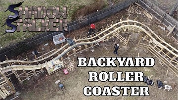 Backyard Roller Coaster First Test Run | Shadow Stalker 2/5/23