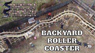 Backyard Roller Coaster First Test Run | Shadow Stalker 2/5/23