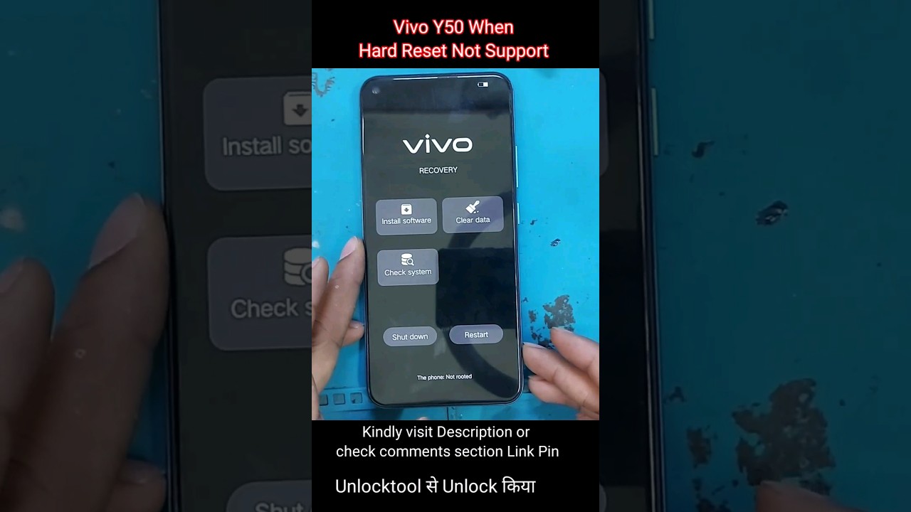 Vivo Y50 Password Pattern Unlock when Hard Reset Not Work | #y50 #vivo #shortsfeed #siddhumoosewala