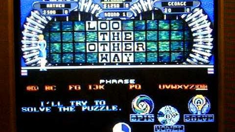 SNES Wheel of Fortune Deluxe Edition Run Game 5 Part 1