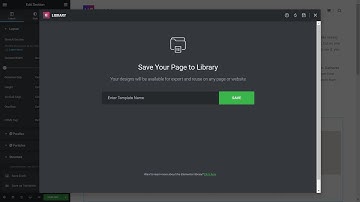 How To Save Page Layouts As Templates In Elementor WordPress Plugin?