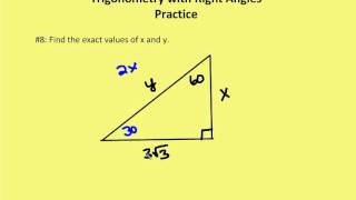 13.1 Trigonometry and Right Triangles (Practice)