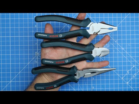 Needle Nose Pliers and Side Cutters: Bosch Professional