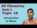 The Mole Concept and Avogadro's Number in Chemistry