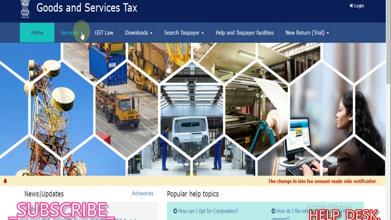 HOW TO REGISTER FOR GST || How to do registeration for Gst || HELP_DESK