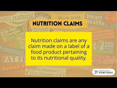 NUTRITION CLAIM