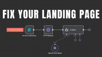 How I Built an AI to Audit Landing Pages Automatically (No Code)