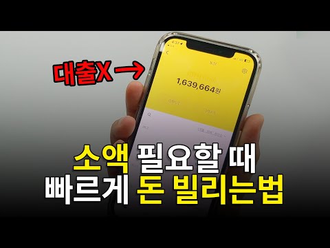 소액으로 100만원 필요할때 바로 빌리는 법 실제후기 