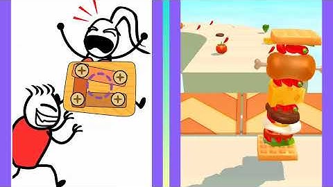 Help Me Tricky Puzzle vs Sandwich Runner - All Levels Best Gameplay Android, iOS - 2024 New Update