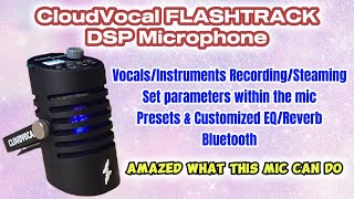 CloudVocal FLASHTRACK DSP Microphone - All you need for Recording & Streaming