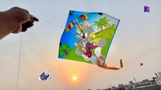 Kite Looting Big Kites Catching On Roof Kite Looting Ki Video Kite