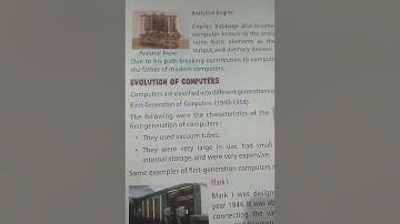 Ch-1, class-5,Evolution of computer
