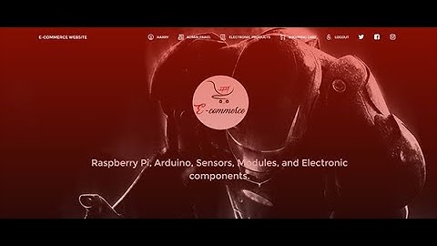 E-COMMERCE WEBSITE IN PHP and MySQL | Source Code & Projects