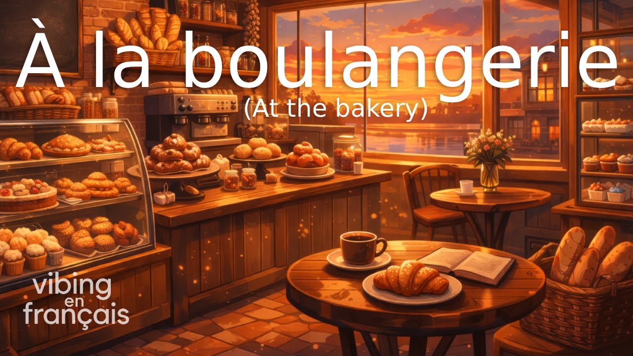 Learn French Through Chill Music | À la boulangerie (At the bakery) | Vendredi Vocab 🌙