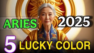 🤑 5 Lucky Colors for Aries That Will Make You Rich in 2025! 💰
