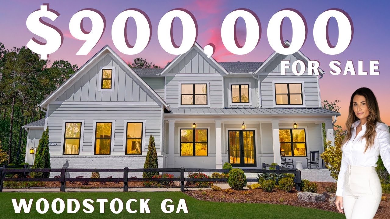 😍 Homes for Sale in Woodstock GA STUNNING 1.1M Toll Brothers Model