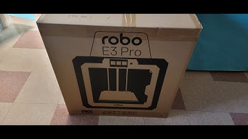 Robo E3 Pro 3D Printer - Unboxing and Initial Leveling 2022 -PLA