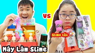 MÁY LÀM SLIME NHÀ NGHÈO VS SLIME LẮC - CUỘC THI SLIME SÁNG TẠO | LỚP HỌC BÁ ĐẠO