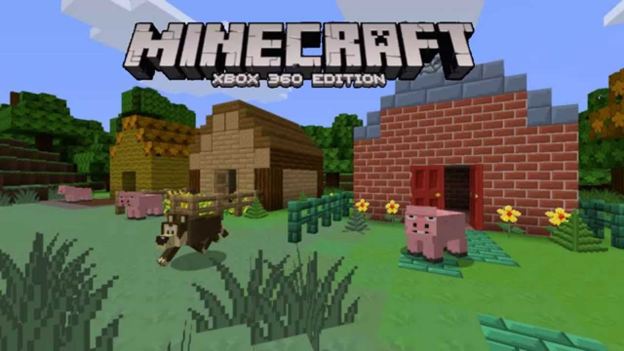 Minecraft Xbox 360 Edition Cartoon Texture Pack DLC Gameplay - YouTube