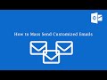 Send Custom Mass Emails in Outlook π§