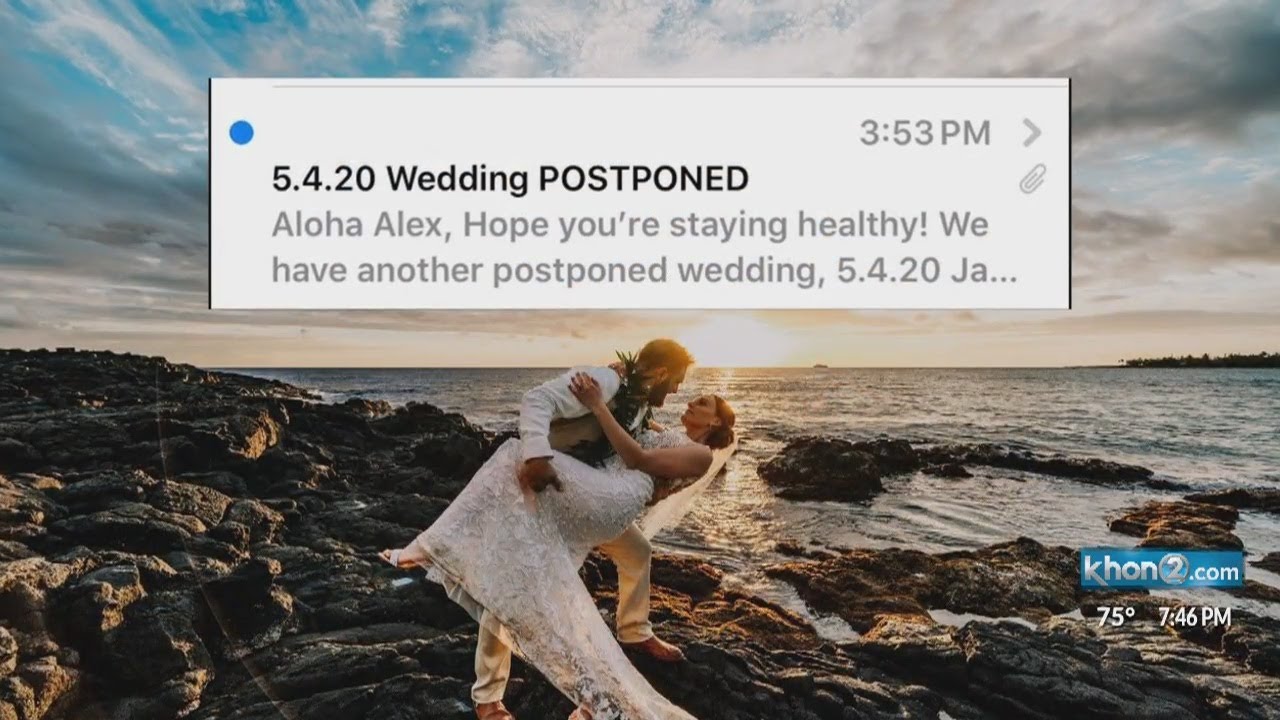 Local bride forced to cancel wedding due to coronavirus outbreak