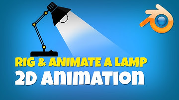 Rig and Animate a Lamp. Basic rigging & animation tutorial. Blender Grease Pencil tutorial.