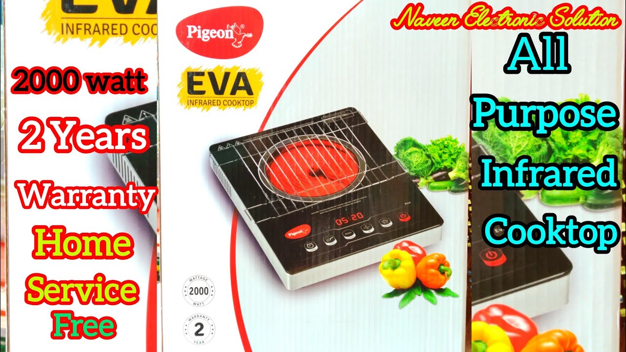 Pigeon EVA infrared Cooktop 2000watt Original | infrared cooktop unboxing | #infrared #cooktop 