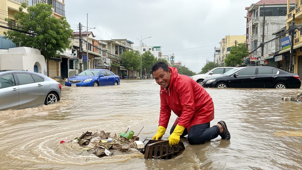 Draining a Massive Flood With One Drain Unclog! - YouTube