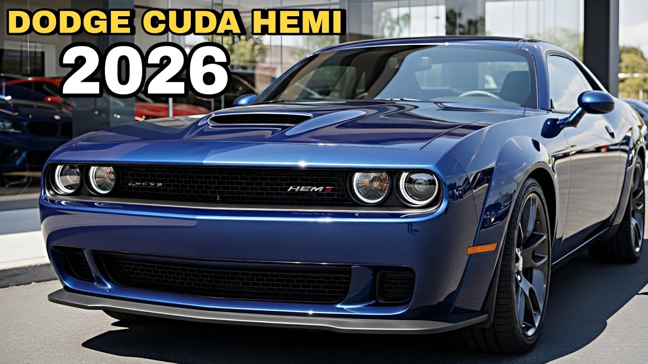 2026 Dodge Cuda HEMI – The Legend Returns Stronger Than Ever!