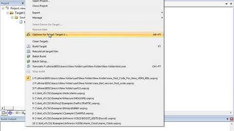Keil Ver 5 Demo Video for 8051 Microchip Production at 89S51