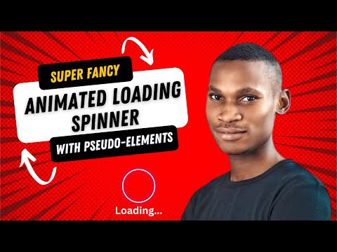 Super Fancy Animated Loading Spinner With HTML And CSS Pseudo-Elements