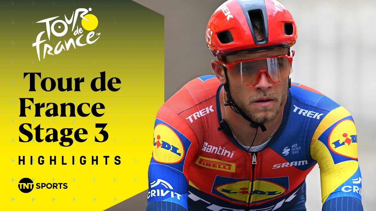 PURE SPRINT CHAOS! 😲 | Men's Tour de France Stage 3 Race Highlights | TNT Sports Cycling