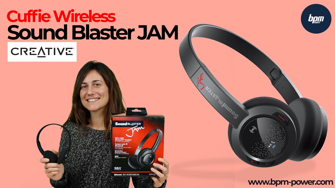 Cuffie Creative SoundBlaster JAM Wireless, senza fili a prezzo contenuto! -  YouTube