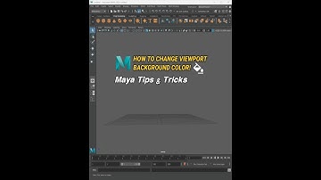 How to Change Viewport background Color In Maya #learnwithshajrun #tipsandtricks #autodesk