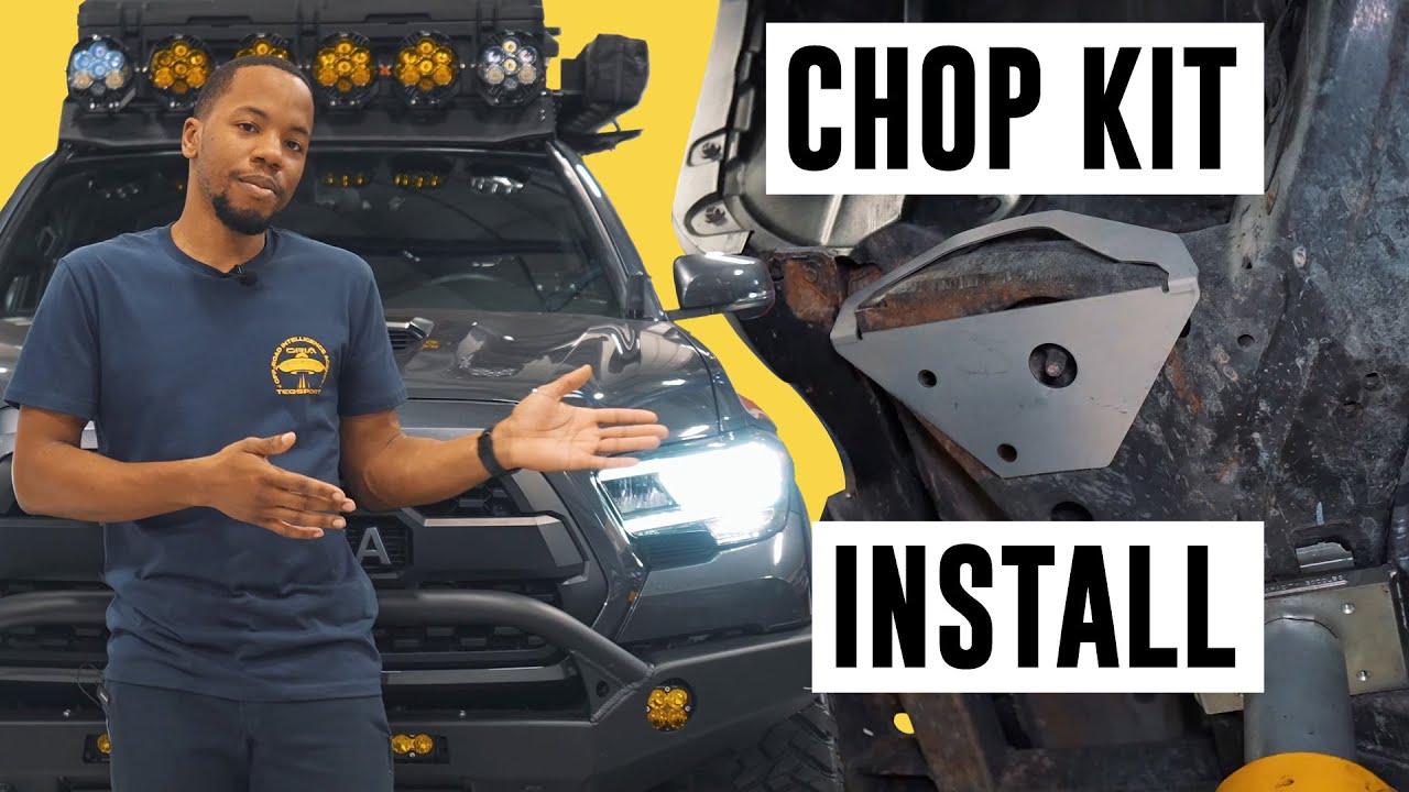 2016-2023 Toyota Tacoma Body Mount Chop Kit by TEQSPORT - Install