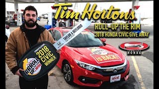 Tim Hortons Roll-Up The Rim Winner Presentation by Sterling Honda