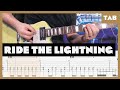 Ride the Lightning Metallica Cover | Guitar Tab | Lesson | Tutorial