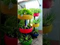 DIY Old Tire Pot Stand Ideas