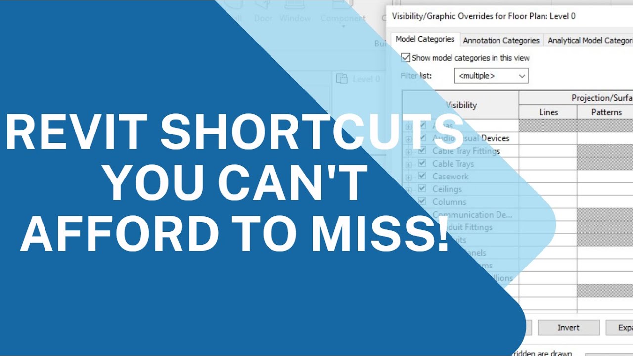 Top Revit Commands and Keyboard Shortcuts You Need to Know! - YouTube
