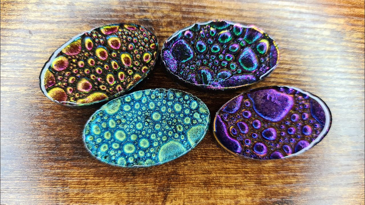 Der Bubble-Effekt in Resin 🤩💫 Resin bubbles 🤩💫