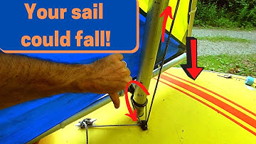 Sunfish Rigging Caution