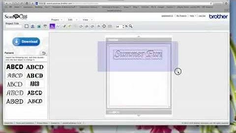 ScanNCut Canvas Drawing & Cutting