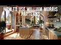 How to Use William Morris Patterns in Your English Cottage Kitchen Design