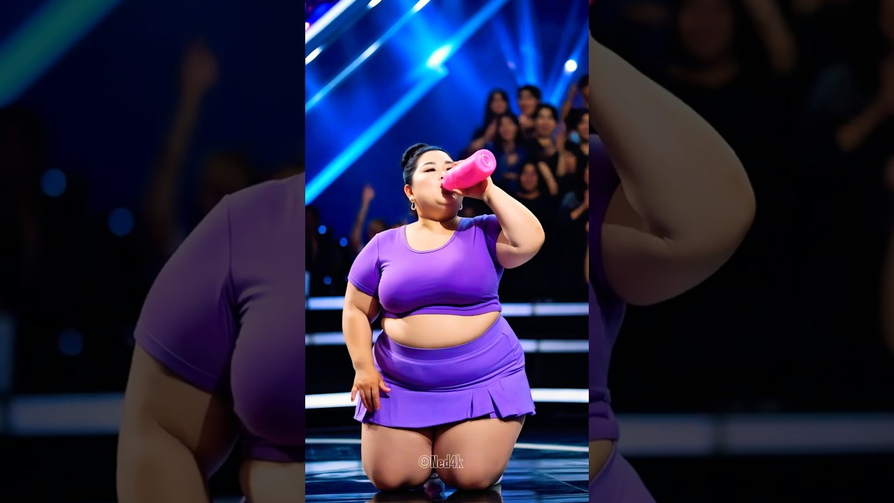 Beautiful Fat Girl Performs Scary and Mesmerizing Magical Dance with Cute Ending