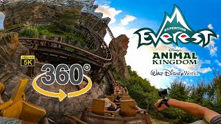 Vr 360 5K Expedition Everest Roller Coaster On Ride Pov Disneys Animal Kingdom 2021 02 28