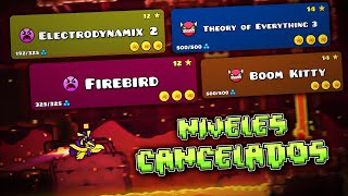 ¡Los NIVELES OFICIALES CANCELADOS en Geometry Dash!